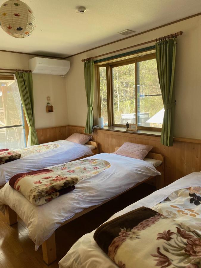 Azumino Backpackers 山の風 Hotel Matsukawa Luaran gambar